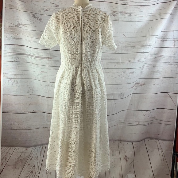 OLIVIA self portrait type lace lined midi dress - Picture 3 of 11